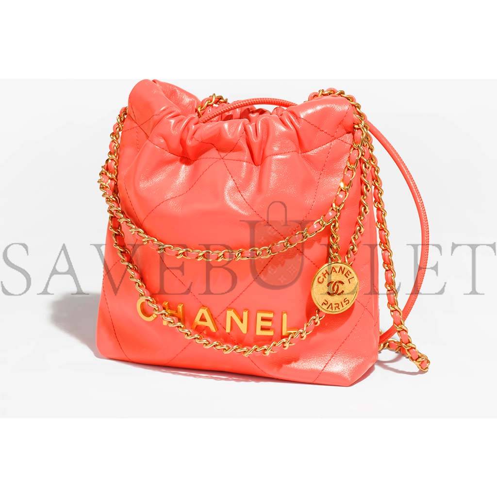 Ch*el 22 mini handbag as3980 b08037 nn275 (20*19*6cm)